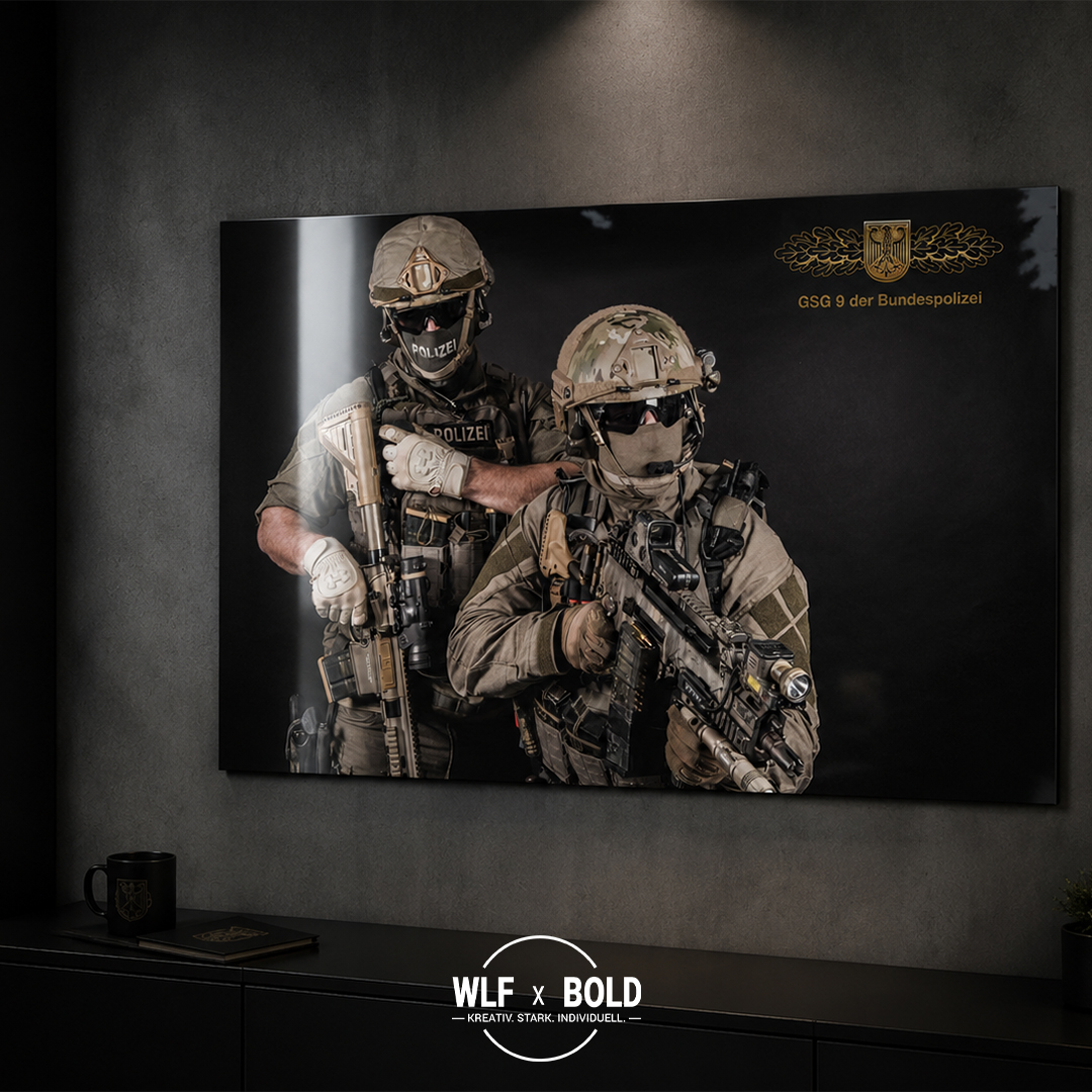 Metallposter GSG9